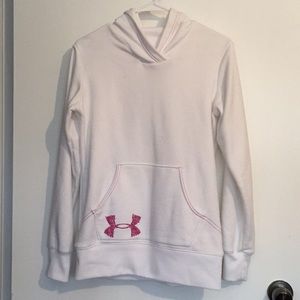 White Under Armour hoodie